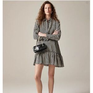 J. Crew shirtdress in chain print Size‎ XS